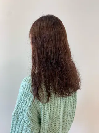 ロング カラー 顔まわりカット✄ ベージュカラー🧸のヘアスタイル