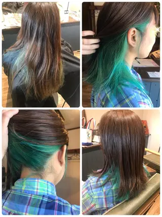 セミロング カラー Ray hair 春日部のヘアスタイル