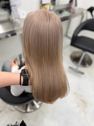 カラー 透明感ベージュ🎀 Anju/渋谷🎀のヘアスタイル