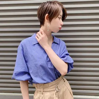ショート ショート特化美容師 大阪京橋　大本　渉のヘアスタイル