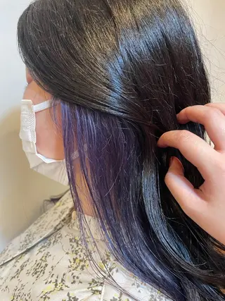 カラー 手塚 由佳のヘアスタイル