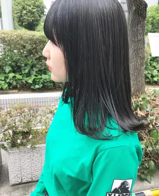 セミロング カラー 🧡色落ちまで2度綺 麗なカラー🧡ヨシキのヘアスタイル