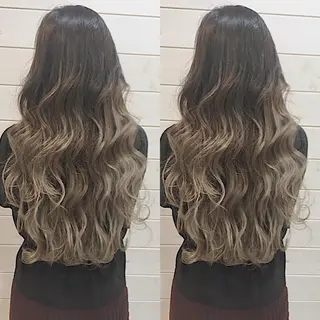 ロング カラー 心斎橋韓国ボブ 好原良真のヘアスタイル