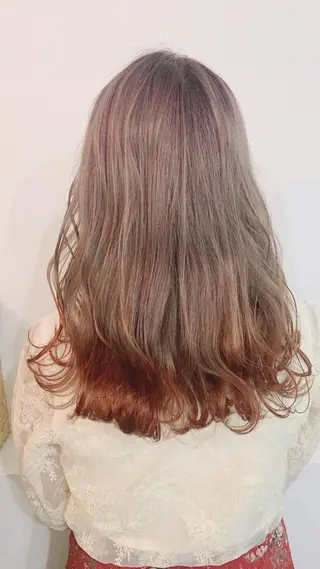 ミディアム カラー ヘアアレンジ nico【代表】 市川　拓也のヘアスタイル