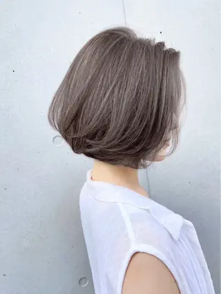 ショート カラー 無料カット/ ショート特化/表参道のヘアスタイル