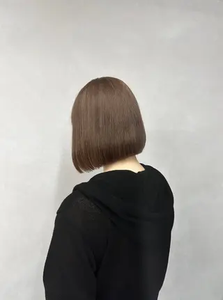 ショート カラー まるみショート/ ボブ/hinaのヘアスタイル