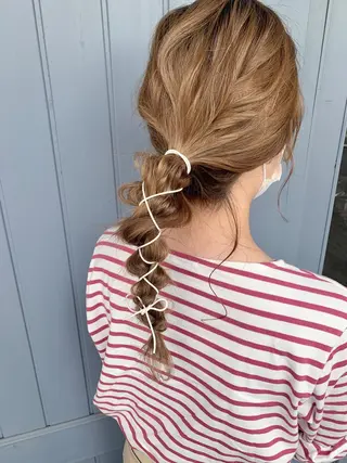 ロング 舘谷 愛莉のヘアスタイル