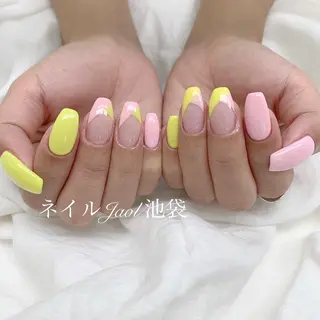 ロング ネイルJaol 池袋のネイルデザイン