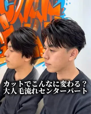 ショート メンズ 【メンズ特化美容師】 大河内 名駅のヘアスタイル