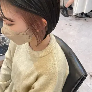 ショート カラー UMEDA FIGAROのヘアスタイル