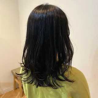 セミロング 髪質改善／艶カラー 🫧harunaのヘアスタイル