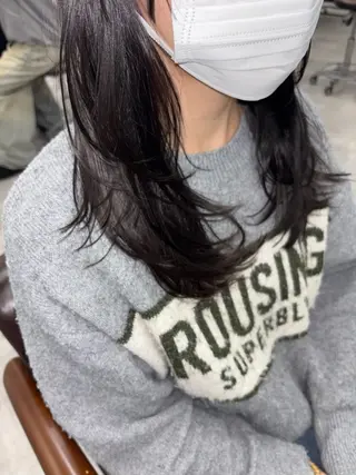 セミロング I see所属・I see/天王寺/ 髪質改善/本田 唯のヘアスタイル