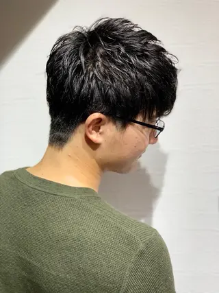 ショート メンズ 渋谷宮益坂 omoのヘアスタイル