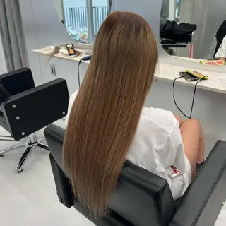 ロング ヘアアレンジ 大人GAL製造機/カ ラー×エクステゆいとのヘアスタイル