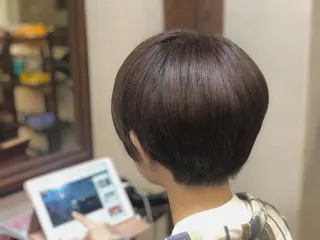 ショート Snaly カラー特化ページのヘアスタイル