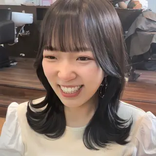 ミディアム チヒョ🦋 韓国hair🇰🇷のヘアスタイル