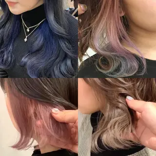 セミロング カラー ヘアアレンジ 代表🎀 ふわモテ愛 され髪🩷yumiのヘアスタイル