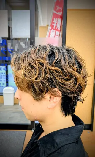 ミディアム 理容プラージュ燕三条 福井のヘアスタイル