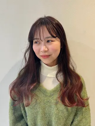 ロング カラー 🌝ぷる艶ハイトーン 柔らかヘア🍅まあやのヘアスタイル