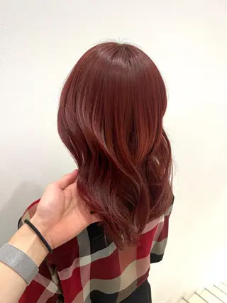 セミロング カラー ヘアアレンジ 🌈インナーカラー ‘ショウマ’🌈のヘアスタイル