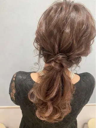 ロング ヘアアレンジ 大阪/ヘアアレンジ /似合わせset💐のヘアスタイル