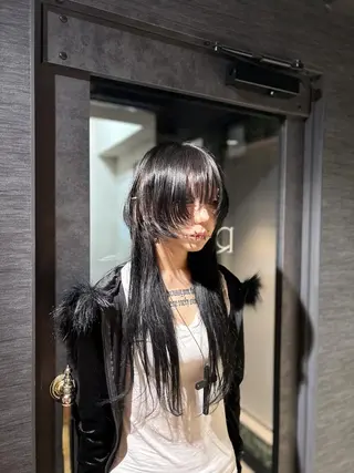 ロング Reflet 新宿/プルエクステのヘアスタイル