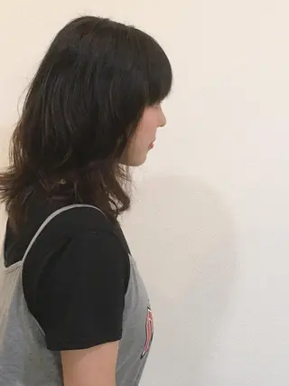 ミディアム パーマ 鈴木 健太のヘアスタイル
