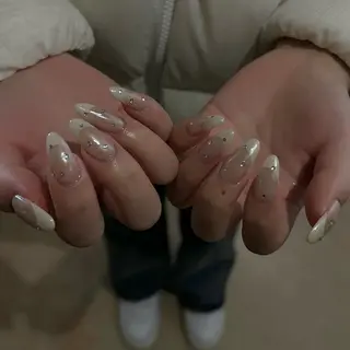 ネイル パラあり！フィルイン 美フォルムのネイルデザイン