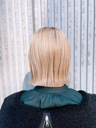 ショート カラー 🧸髪質改善/ 艶カラー/成田ありさのヘアスタイル