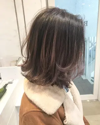 ミディアム カラー ヘアアレンジ 縮毛矯正 髪質改善寺坂雄飛💐のヘアスタイル