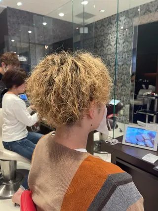 パーマ メンズ 縮毛/髪質改善 上野颯太のヘアスタイル