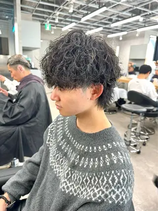 パーマ メンズ メンズパーマ全般/ 似合わせ/ジョウのヘアスタイル