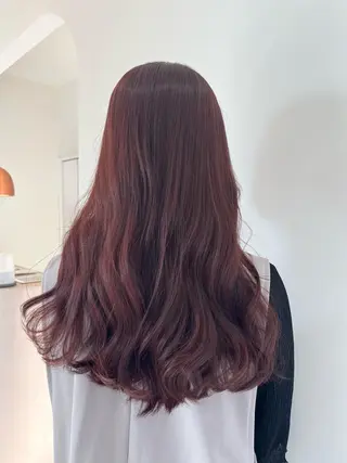 ロング 加藤 明香里のヘアスタイル