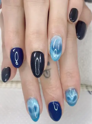 ネイル ニュアンスネイル🌈 MYU Nailsのネイルデザイン