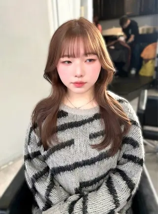 ロング カラー 💘大人可愛く💘 Natsuki❥❥❥のヘアスタイル