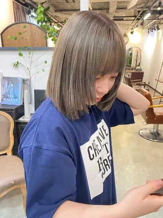ミディアム 小野田 航己のヘアスタイル