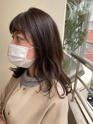 ミディアム カラー 🟩白髪ぼかし/ボブ /ショートヘア/大司のヘアスタイル