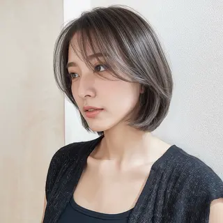 ショート カラー ete カイエダのヘアスタイル