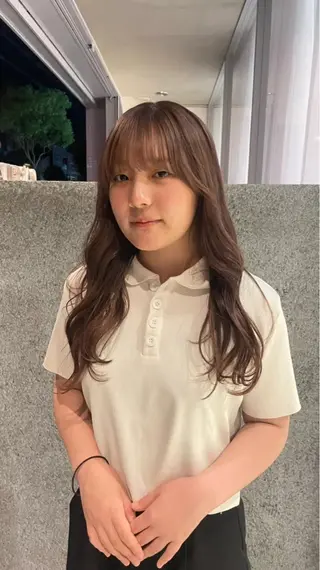 カラー パーマ/透明感カラー 小松のヘアスタイル