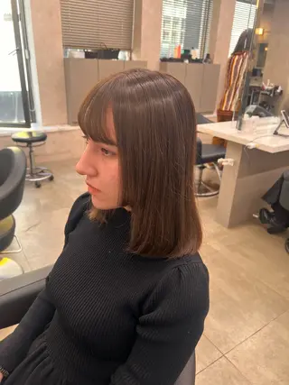 ミディアム カラー 💖札幌カラー 指名No.1💖玲奈のヘアスタイル