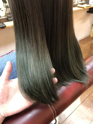 セミロング カラー 埼玉久喜/ハイトーン デザインカラーRYOのヘアスタイル
