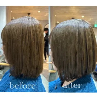 ショート ✨似合わせボブ✨ 縮毛矯正のヘアスタイル