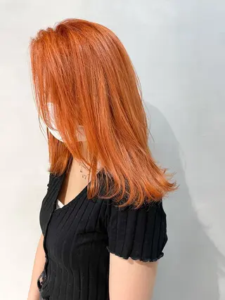 カラー MEGU💓艶髪 レイヤー💓韓国風のヘアスタイル