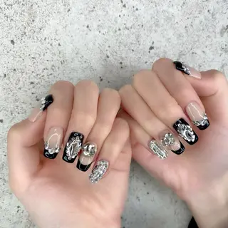 セミロング カラー パーマ ヘアアレンジ メンズ キッズ ネイル マツエク・マツパ Salon Ｋのネイルデザイン