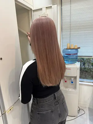 ロング カラー ブリーチなしwカラー /艶カラー/oukaのヘアスタイル