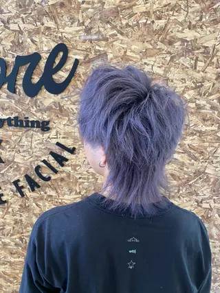 ショート ケアブリーチ 黒瀬有汰のヘアスタイル