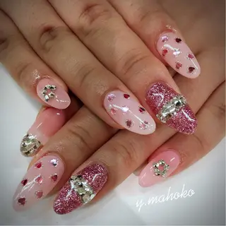 ネイル パラジェル有/ 長さだし/mahoのネイルデザイン