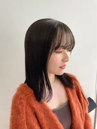 カラー 🎀ボブ+ハイトーン シュカ👶🏻のヘアスタイル