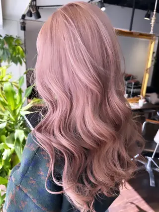ロング カラー ヘアアレンジ 髪質改善/レイヤー 縮毛矯正/ケラチン耀のヘアスタイル