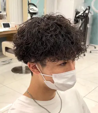 パーマ メンズ 【メンズ特化】 池田大成✂︎のヘアスタイル